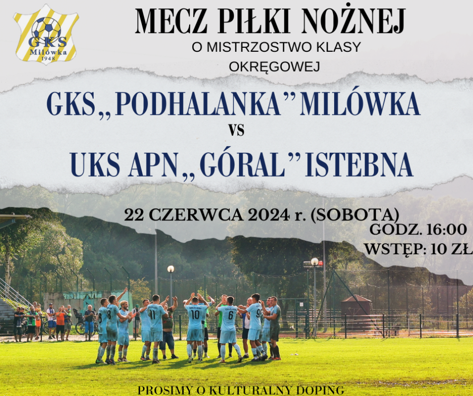 Ostatni mecz sezonu wiosennego! 